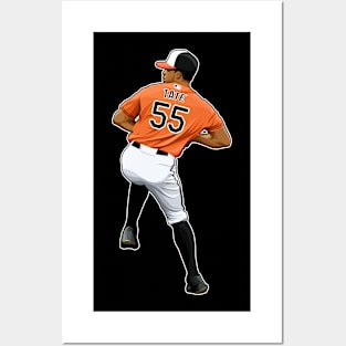 Dillon Tate #55 Pitches Posters and Art